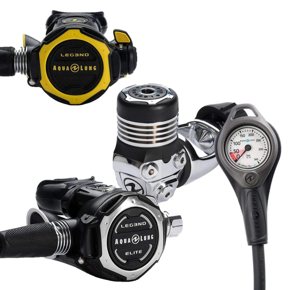 Aqualung Aqualung LEGEND Elite Regulator Yoke / With Alternate and Gauge - Oyster Diving