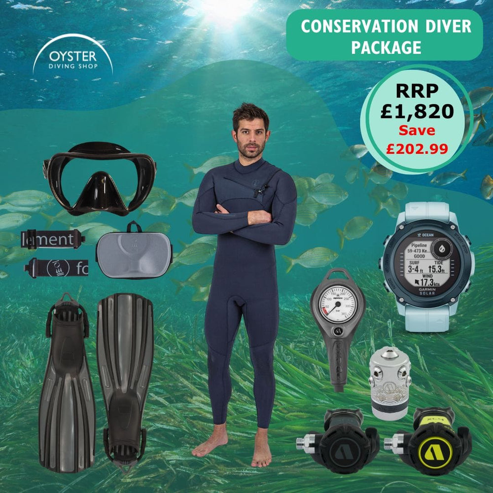 Oyster Diving Equipment Conservation Diver Package Male by Oyster Diving Shop