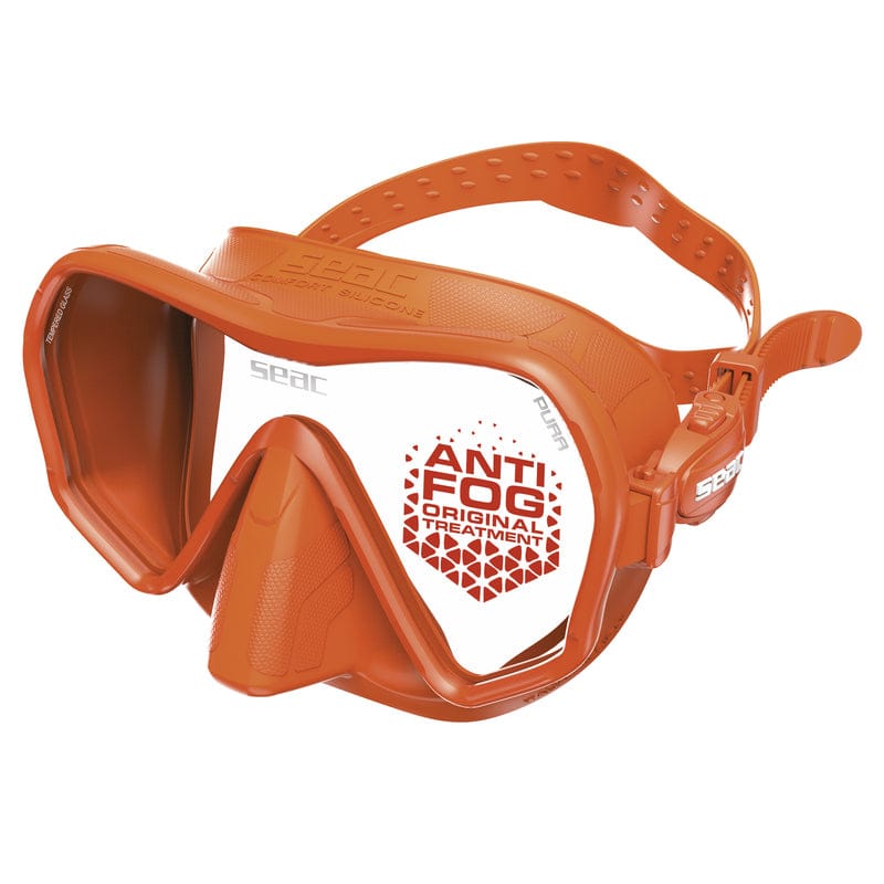 SEAC Pura Anti-Fog Mask - Orange