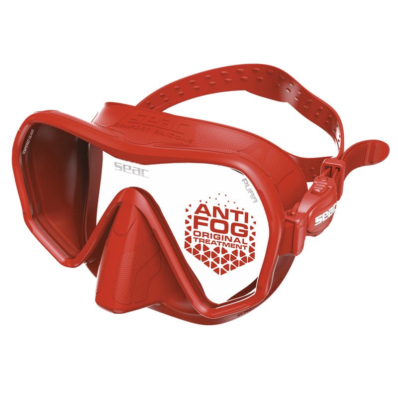 SEAC Pura Anti-Fog Mask - Red