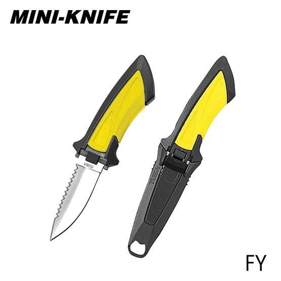 TUSA TUSA FK-10 Mini BC Knife Yellow - Oyster Diving