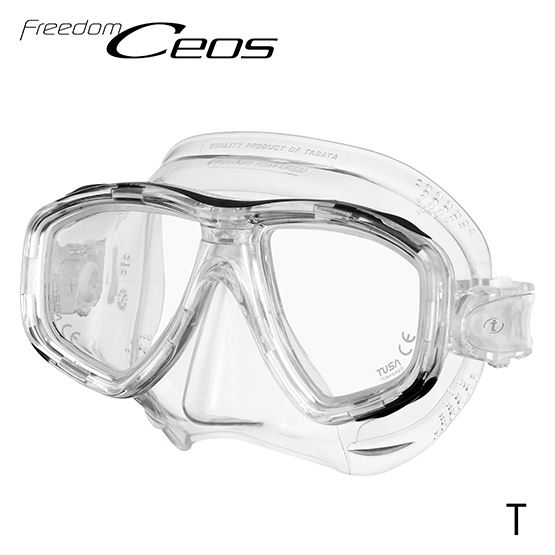 TUSA TUSA Freedom CEOS Mask Transparent - Oyster Diving