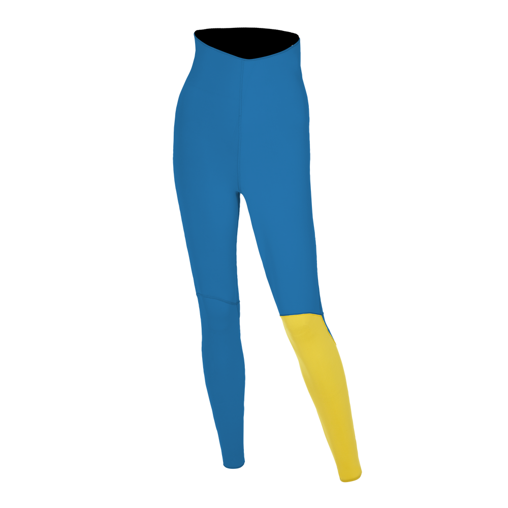 Aqualung Aqua Lung Freeflex Pro Pant : Women S / 5MM / Dark Blue/Yellow - Oyster Diving