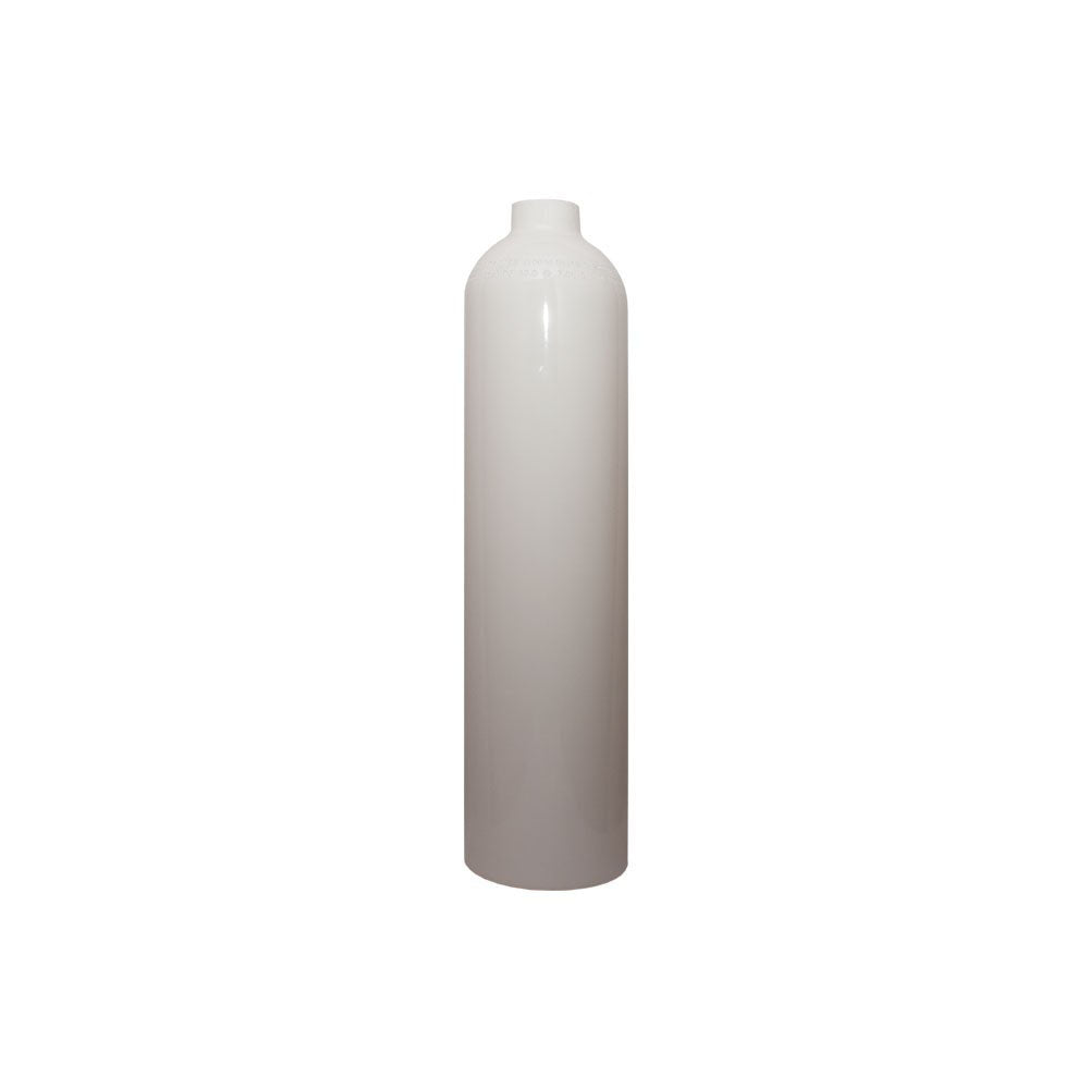MES MES 7lt Aluminium Cylinder - 200 bar (White) by Oyster Diving Shop