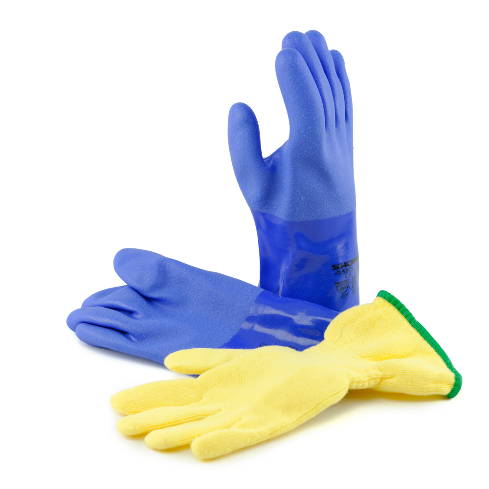Rolock Rolock Blue PVC Dryglove with Removable Inner Lining - Oyster Diving