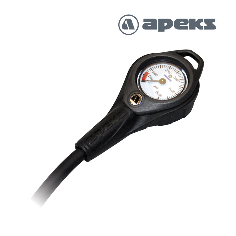Apeks Pressure Gauge with standard hose