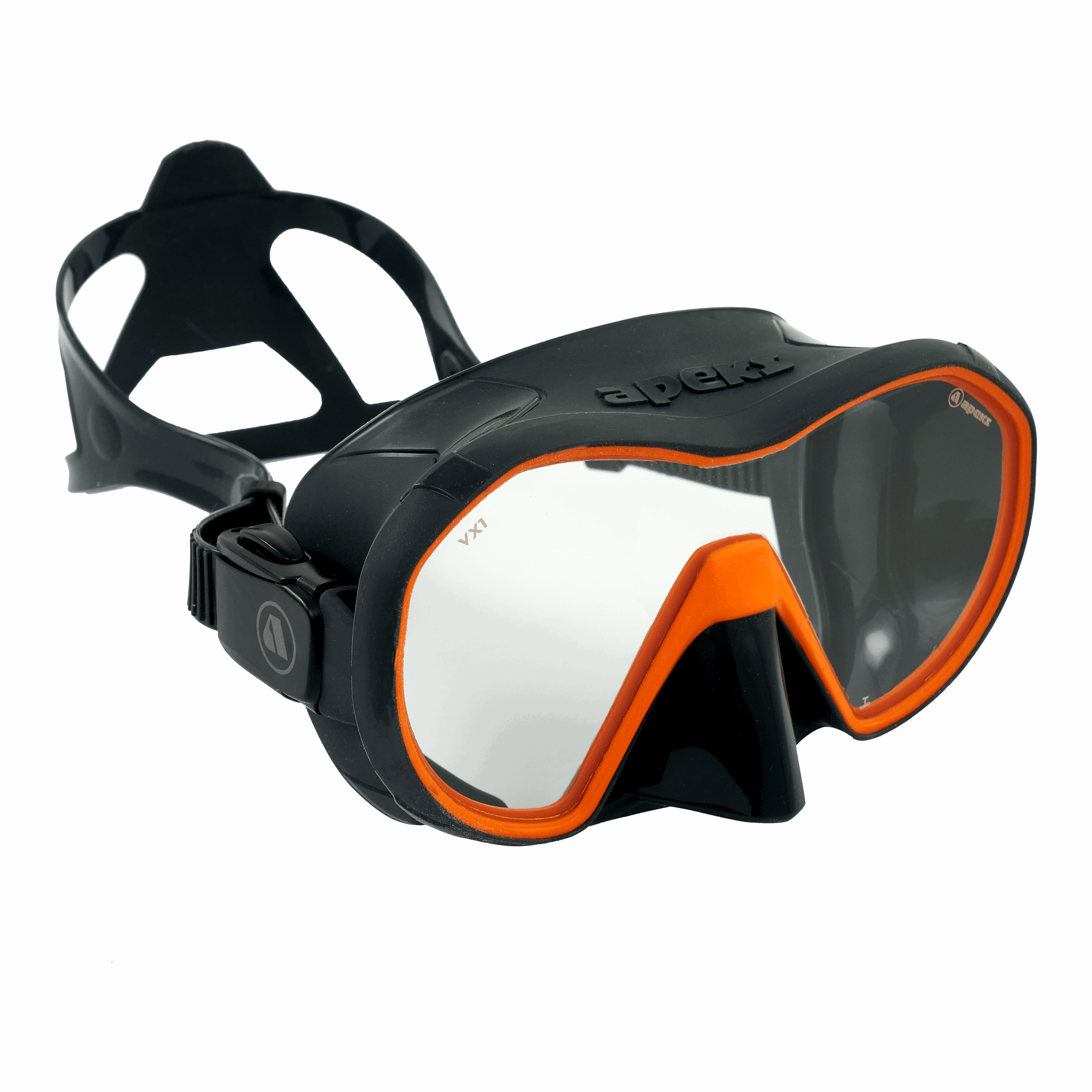 Apeks Apeks VX1 Clear / Grey/Orange Trim - Oyster Diving