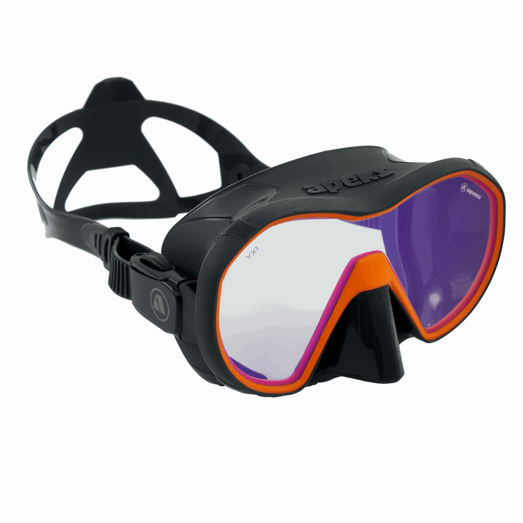 Apeks Apeks VX1 UV Cut / Grey/Orange Trim - Oyster Diving