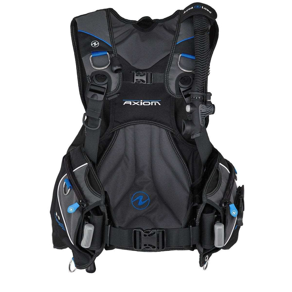 Aqualung Aqualung Axiom BCD - OLD with limited stock (Sale) Black/Charcoal/Blue / Large - Oyster Diving
