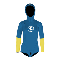 Aqualung Aqualung Freeflex Pro Jacket Women 5MM / Dark Blue/Yellow / S - Oyster Diving