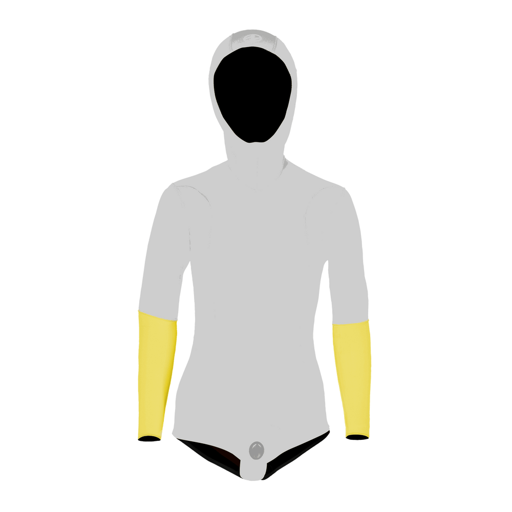 Aqualung Aqualung Freeflex Pro Jacket Women 5MM / Grey/Yellow / S - Oyster Diving