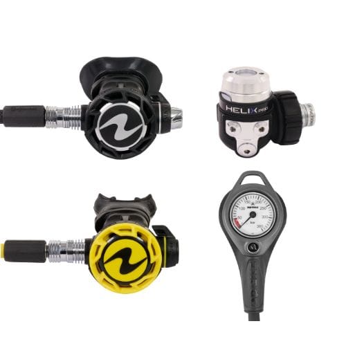 Aqualung Aqualung Helix Compact Pro Regulator Din / With Alternate an Gauge - Oyster Diving