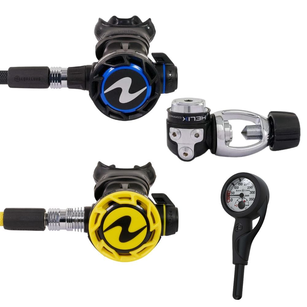 Aqualung Aqualung Helix Compact Regulator Yoke / With Alternate an Gauge - Oyster Diving
