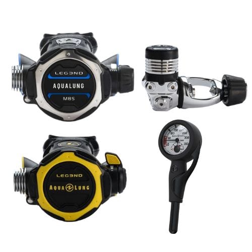 Aqualung Aqualung LEG3ND MBS Regulator Yoke / With Alternate and Gauges - Oyster Diving