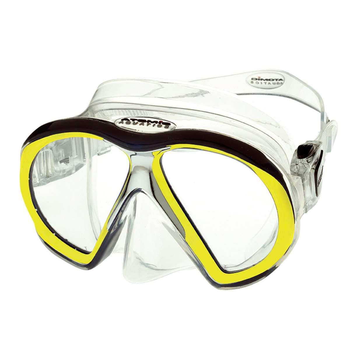Atomic Aquatics Atomic Aquatics SubFrame Mask Standard / Neon Yellow/Clear - Oyster Diving