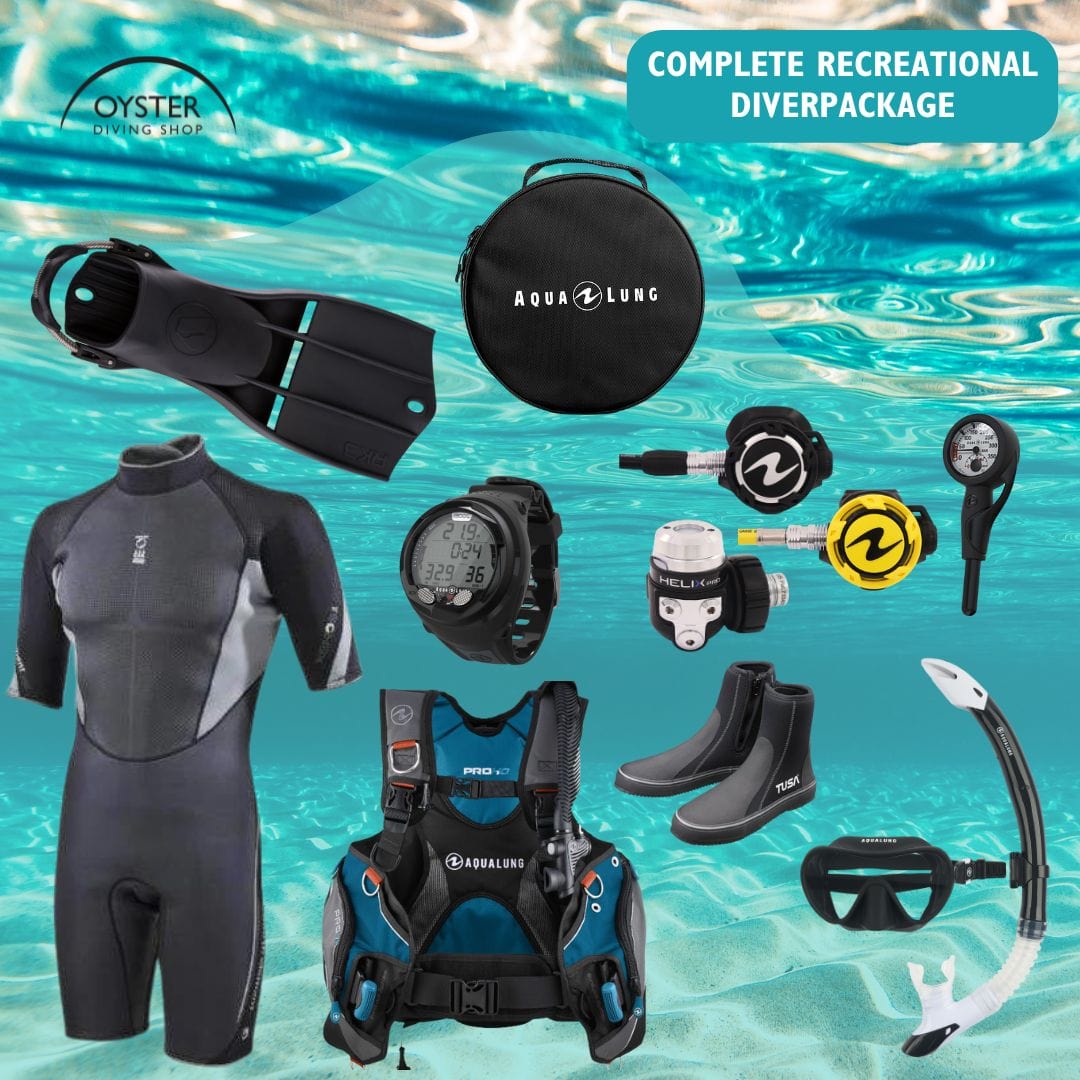 Oyster Diving Equipment Complete Recreational Diver Package by Oyster Diving Shop