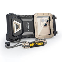 Divevolk Divevolk SeaTouch 4 Max Plus Black Underwater Touchscreen Phone Housing Divevolk Black - Oyster Diving