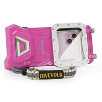 Divevolk Divevolk SeaTouch 4 Max Plus Black Underwater Touchscreen Phone Housing Dreamy Pink - Oyster Diving