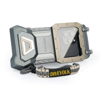 Divevolk Divevolk SeaTouch 4 Max Plus Black Underwater Touchscreen Phone Housing Starlight Grey - Oyster Diving