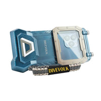 Divevolk Divevolk SeaTouch 4 Max Underwater Smartphone Housing Blue - Oyster Diving