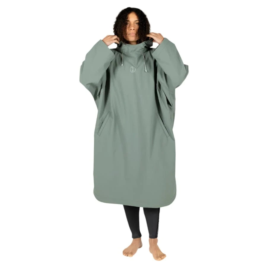 Fourth Element Fourth Element Storm Poncho XS / Sea moss - Oyster Diving