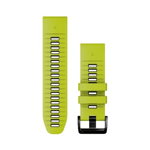 Garmin Garmin QuickFit® 26 Watch Bands Electric Lime Graphite - Oyster Diving