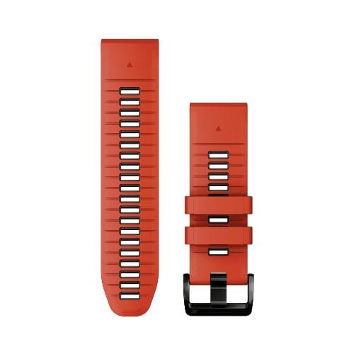 Garmin Garmin QuickFit® 26 Watch Bands Flame Red Graphite - Oyster Diving