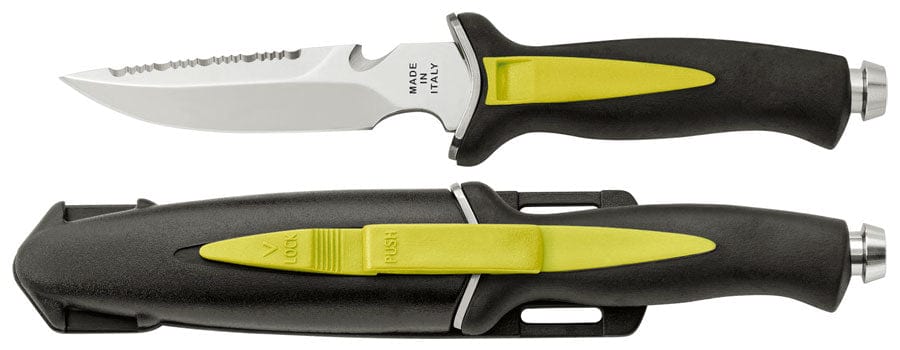 Maniago Maniago Aquatys Diving Knife Yellow - Oyster Diving
