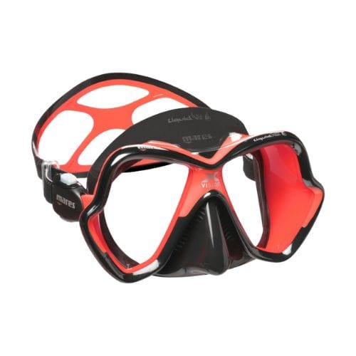 Mares Mares X-Vision Ultra LiquidSkin Mask Black/Red - Oyster Diving