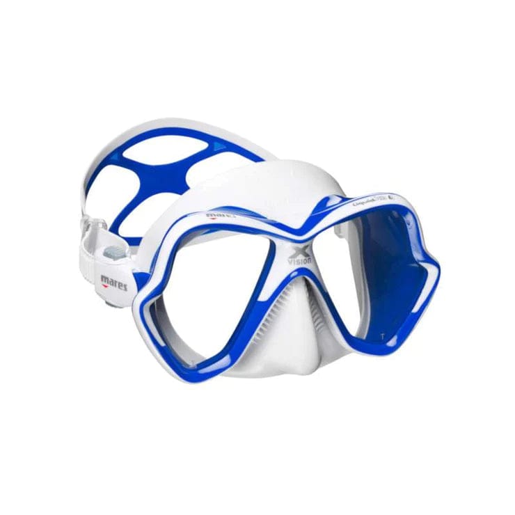 Mares Mares X-Vision Ultra LiquidSkin Mask Blue/White - Oyster Diving