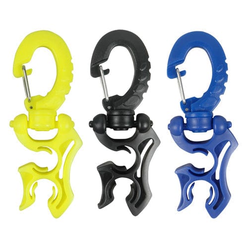 Nautilus Nautilus Hose Holder Clip Black for 2x Standard Hose ( Pac of 5 pcs. ) by Oyster Diving Shop