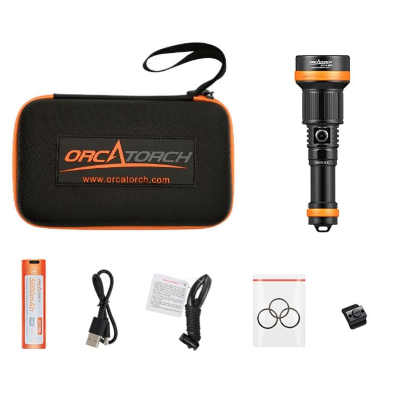 OrcaTorch OrcaTorch ZD710 MK2 Dive Torch - Oyster Diving