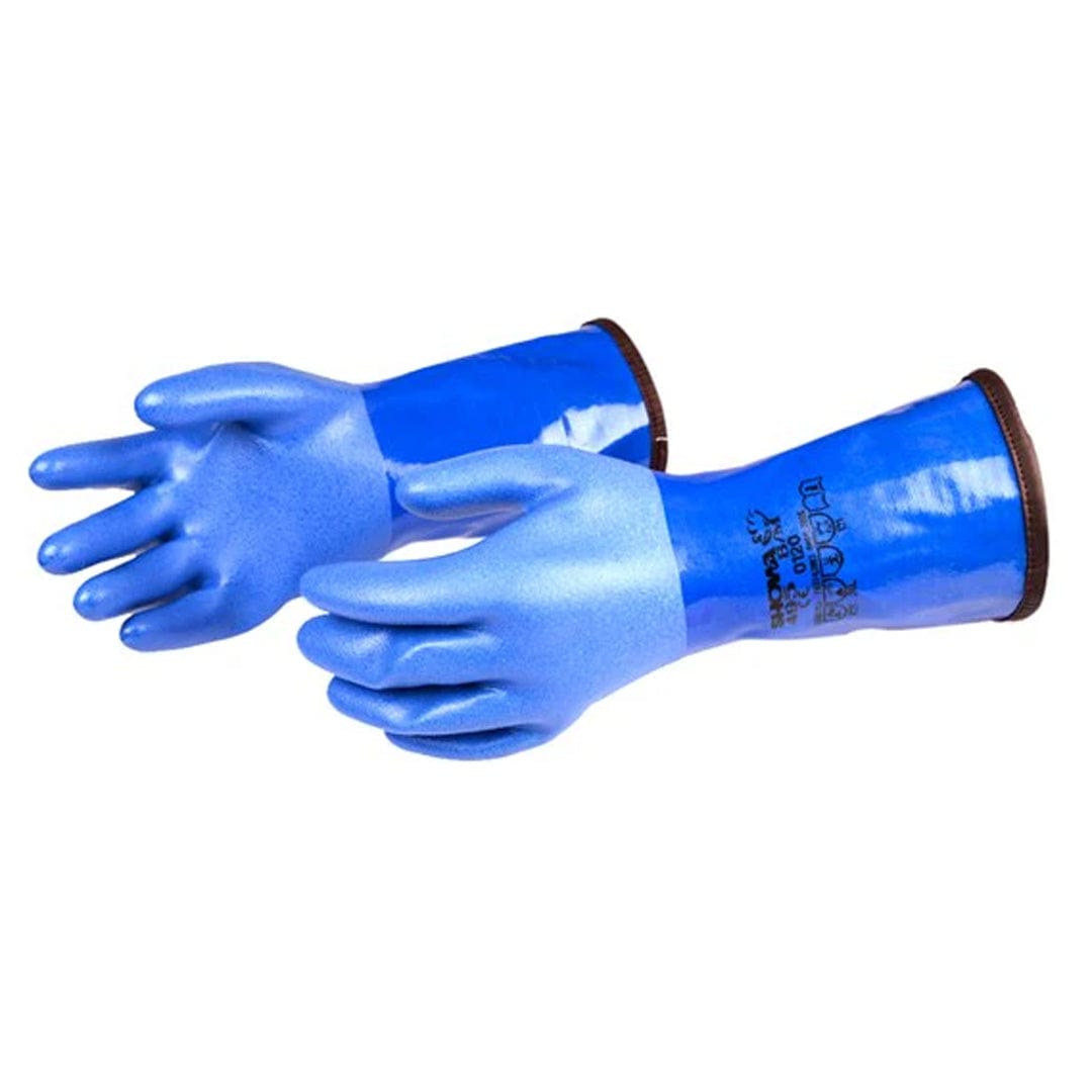 SiTech SiTech Blue PVC glove standard, with liner (Pair) - Oyster Diving