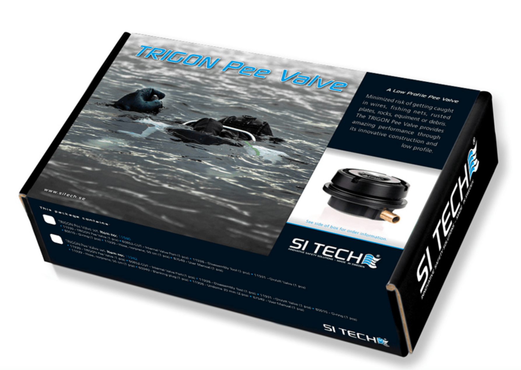 SiTech-New SiTech TRIGON Pee Valve With Tool And Valve Port - Oyster Diving