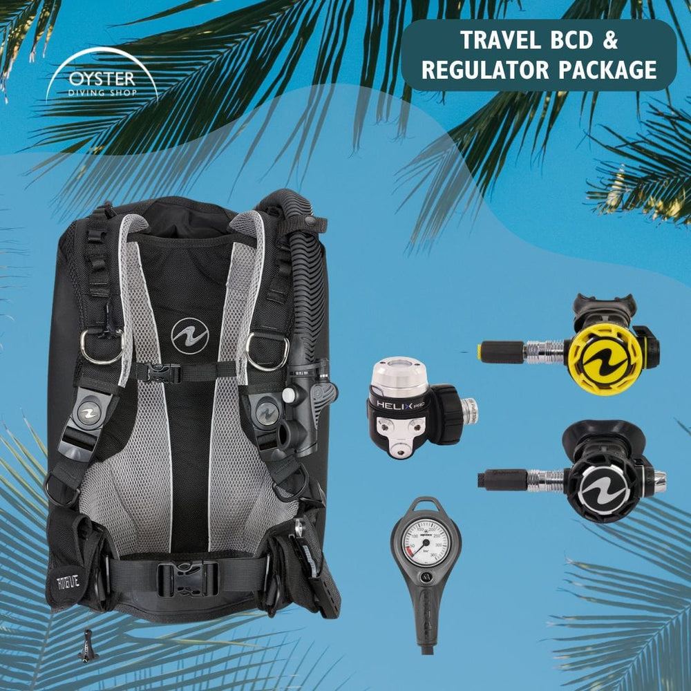 Oyster Diving Equipment Travel BCD and Regulator Package - Oyster Diving