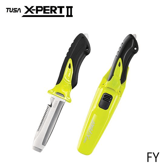 TUSA TUSA FK920 X-Pert II Knife Flash Yellow - Oyster Diving