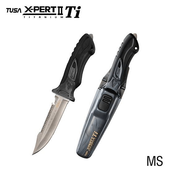 TUSA TUSA FK940 X-Pert II Knife Titanium Metallic Silver - Oyster Diving