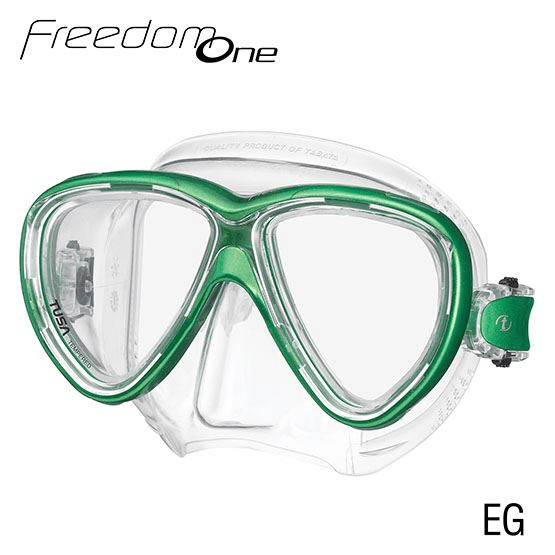TUSA TUSA Freedom One Mask Energy Green - Oyster Diving