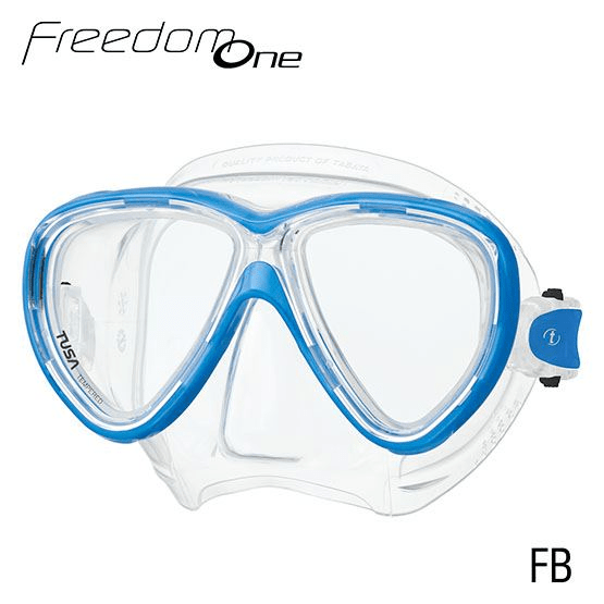 TUSA TUSA Freedom One Mask Fishtail Blue - Oyster Diving