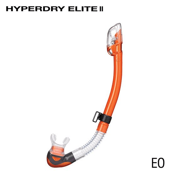TUSA TUSA Hyperdry Elite II Snorkel Energy Orange - Oyster Diving