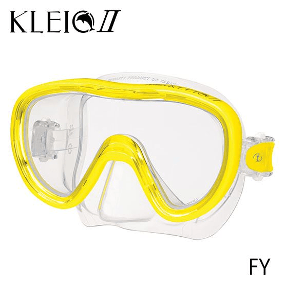 TUSA TUSA KLEIO II Mask Flash Yellow - Oyster Diving