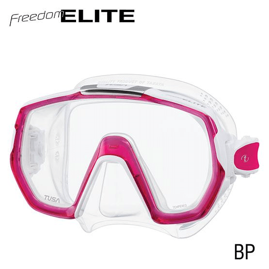 TUSA TUSA M1003 Freedom ELITE Mask Bougainvillea Pink - Oyster Diving