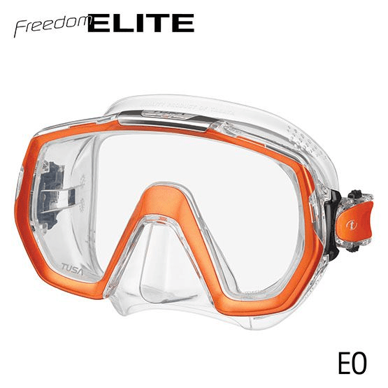 TUSA TUSA M1003 Freedom ELITE Mask Energy Orange - Oyster Diving