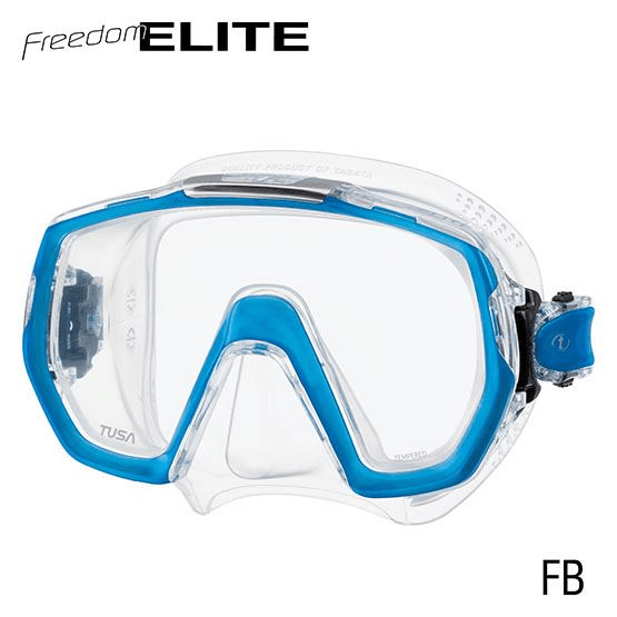 TUSA TUSA M1003 Freedom ELITE Mask Fishtail Blue - Oyster Diving