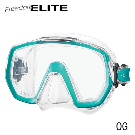 TUSA TUSA M1003 Freedom ELITE Mask Ocean Green - Oyster Diving