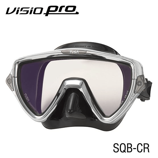 TUSA TUSA M110S Visio PRO Mask Black / Chrome - Oyster Diving