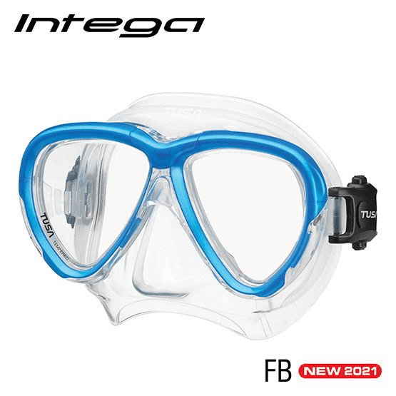 TUSA TUSA M2004 Intega Mask Fishtail Blue - Oyster Diving