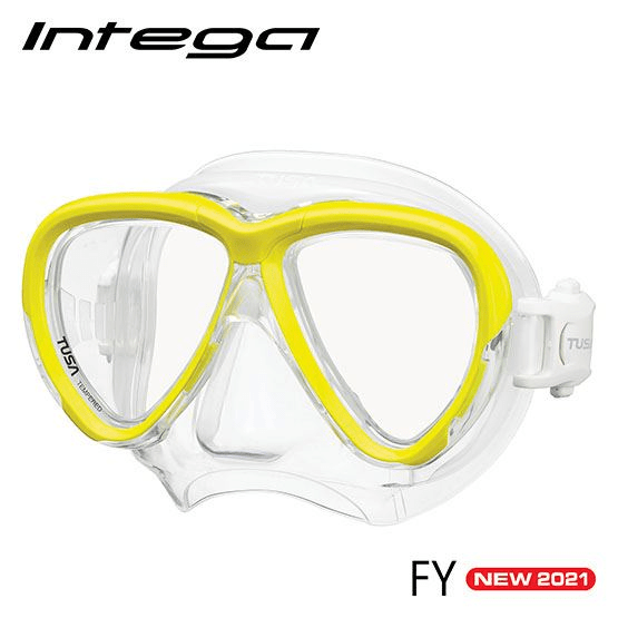 TUSA TUSA M2004 Intega Mask Flash Yellow - Oyster Diving