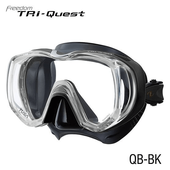 TUSA TUSA M3001 Freedom Tri-Quest Mask Black / Black - Oyster Diving