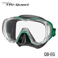 TUSA TUSA M3001 Freedom Tri-Quest Mask Black / Energy Green - Oyster Diving